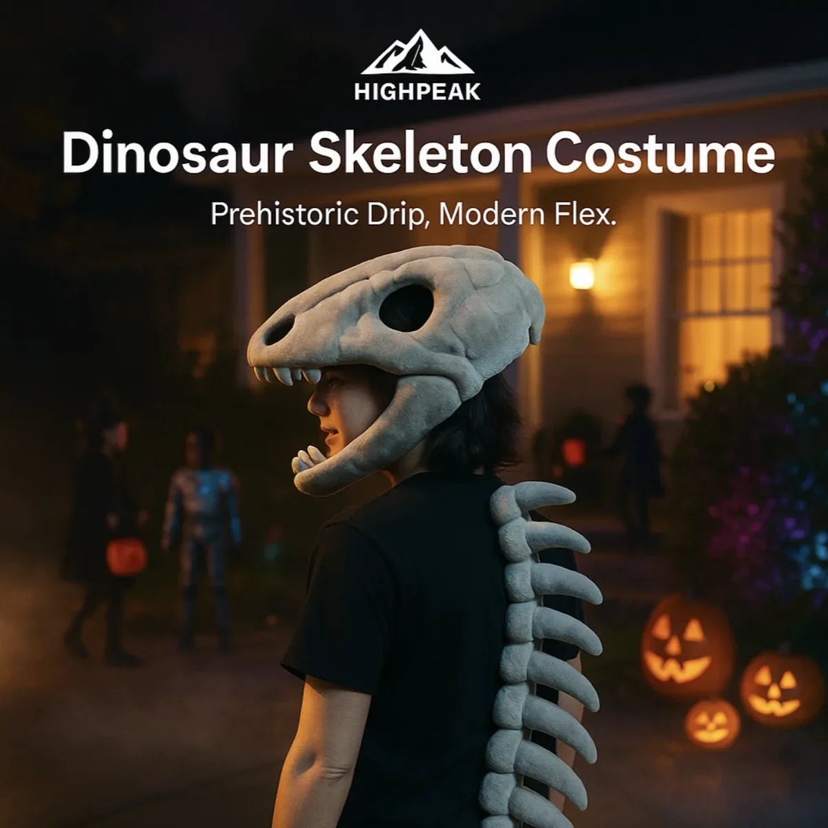 Dinosaur Skeleton Halloween Costume