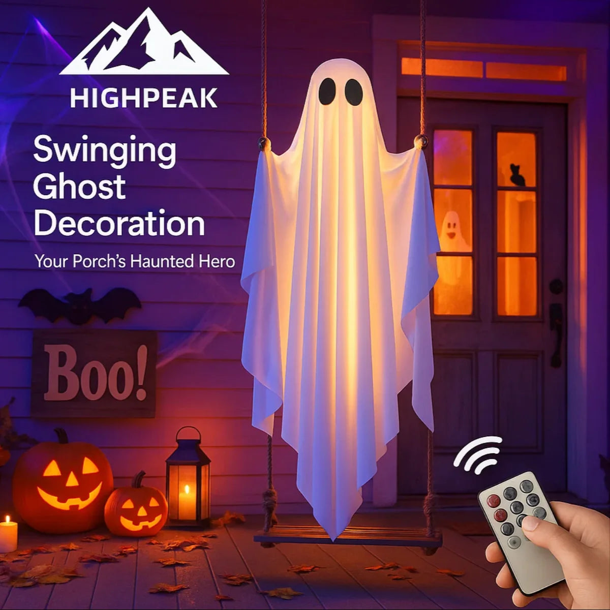 Swinging Ghost Decoration