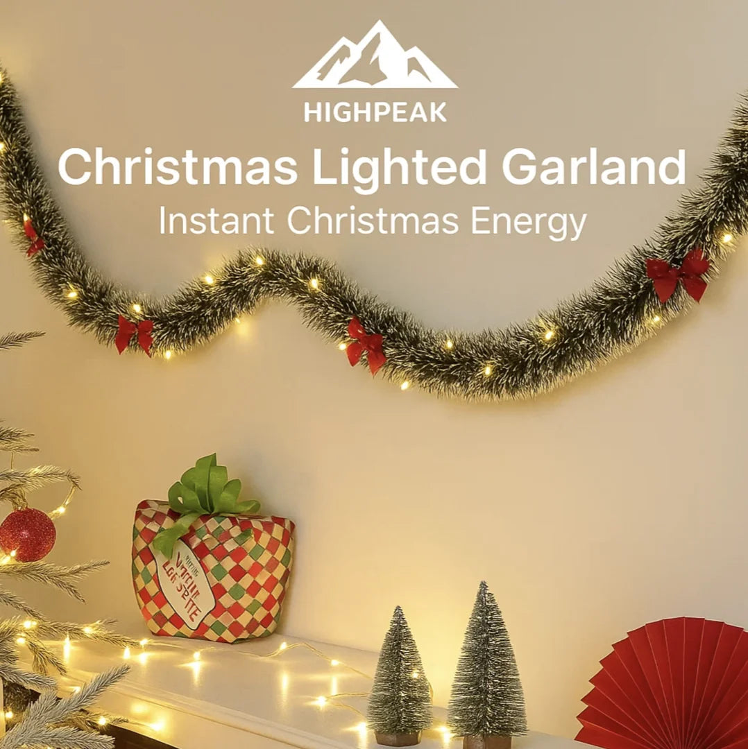 Christmas Lighted Garland