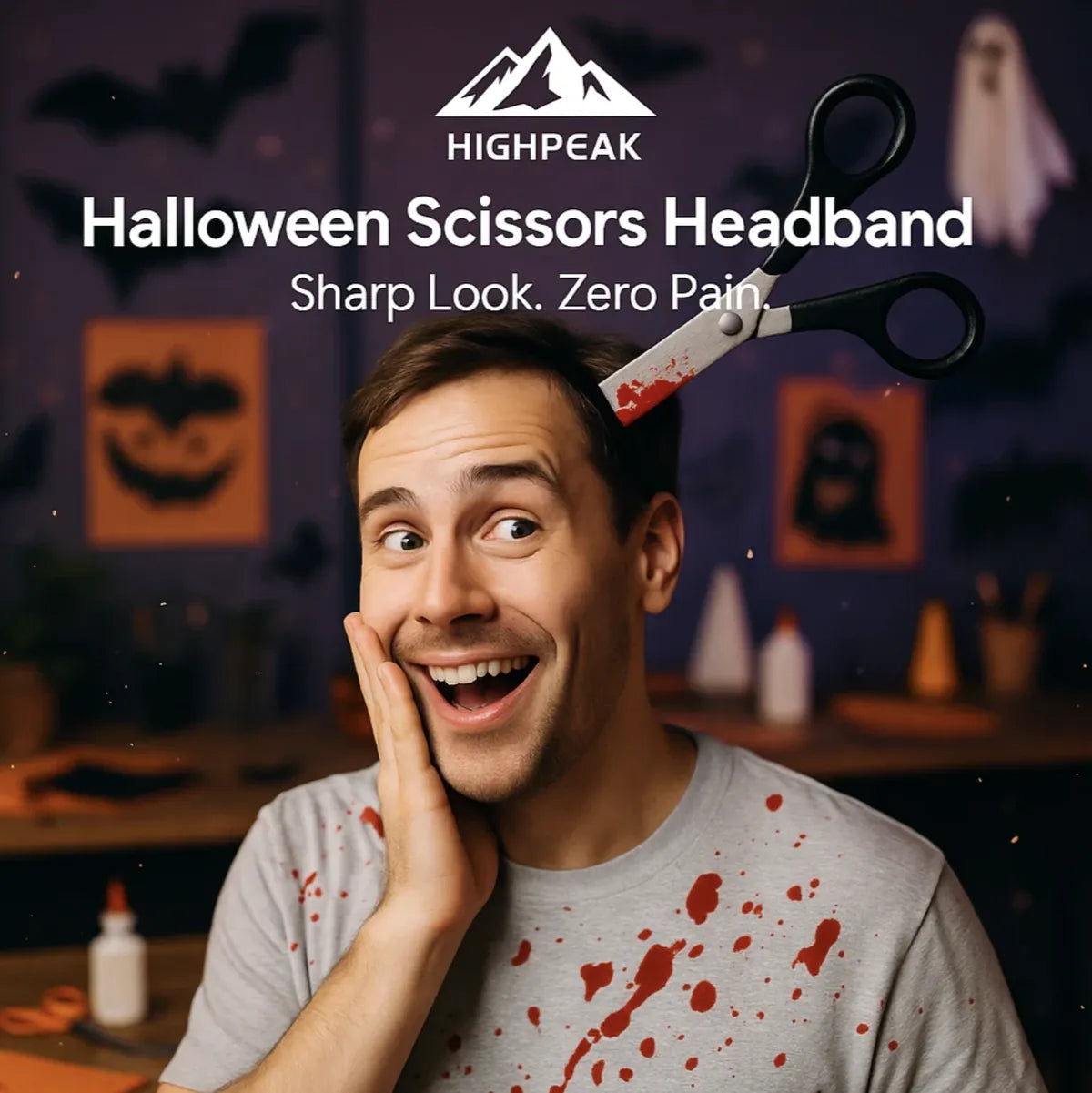Halloween Knife Headband