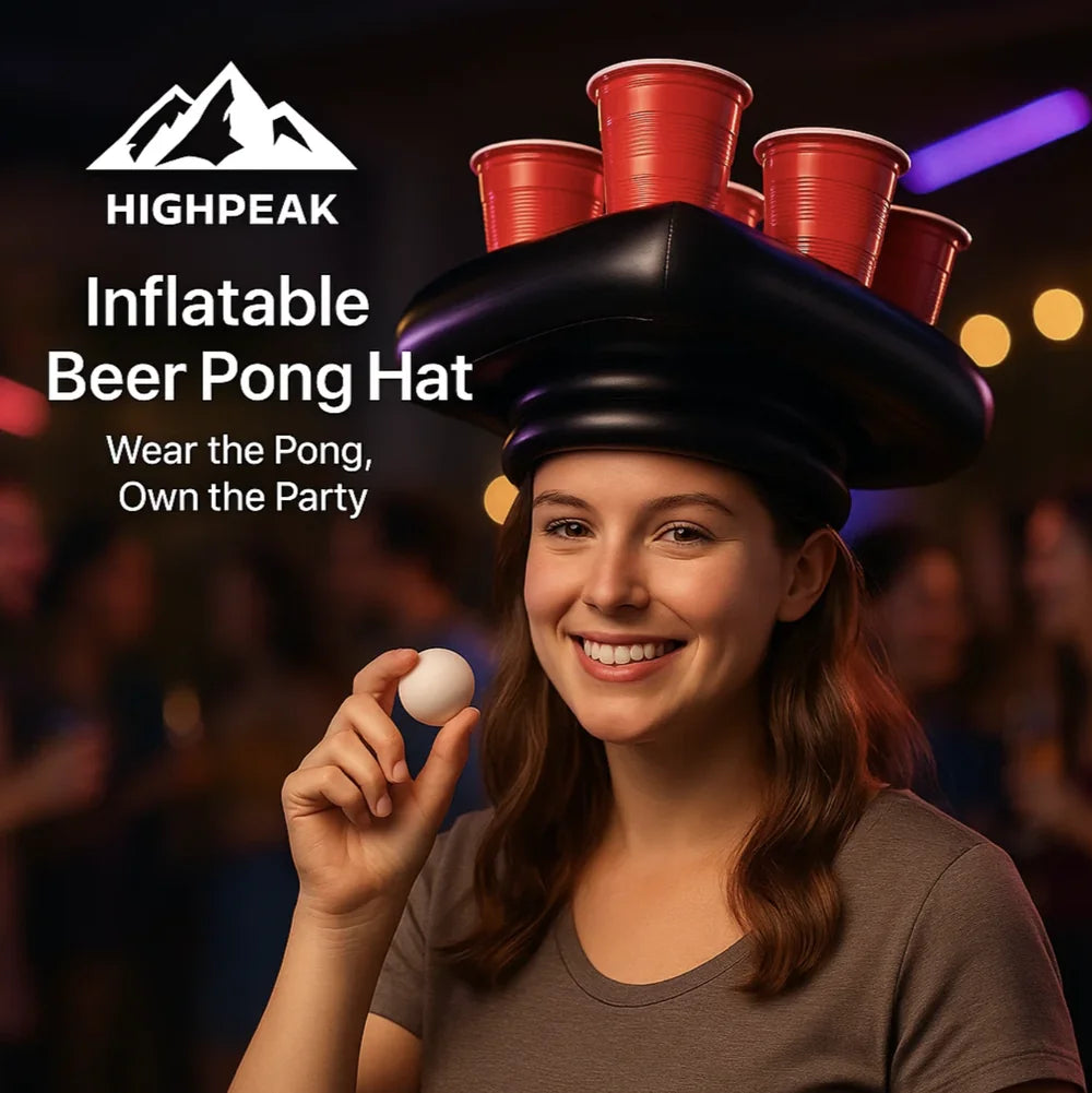 Inflatable Beer Pong Hat