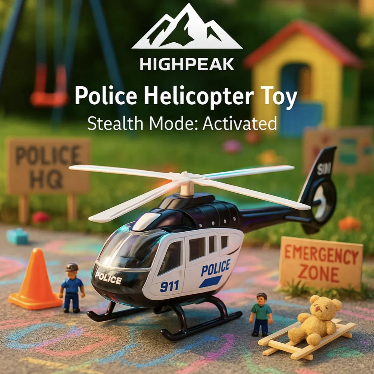 Police Helicopter Toy