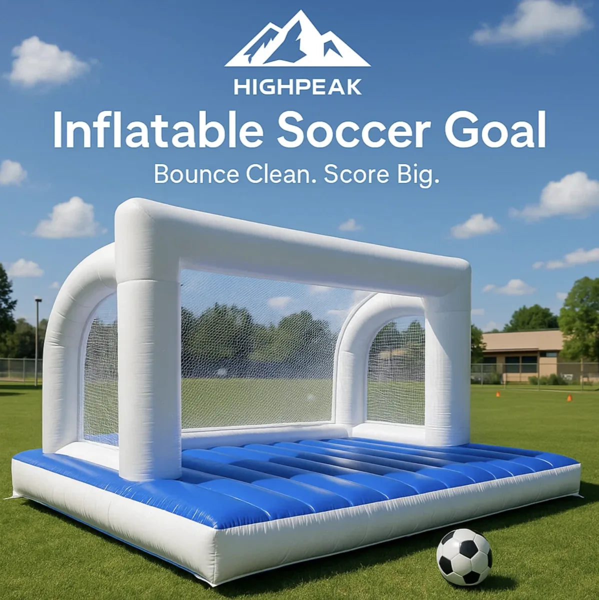 Inflatable Soccer Goal Game