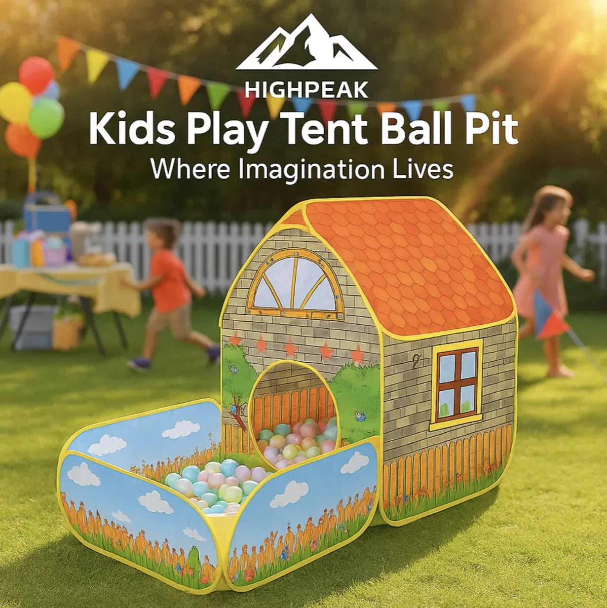 pop up ball pit tent HighPeak Kids Play Tent Ball Pit – Pop-Up Indoor Outdoor Gift Tent Only