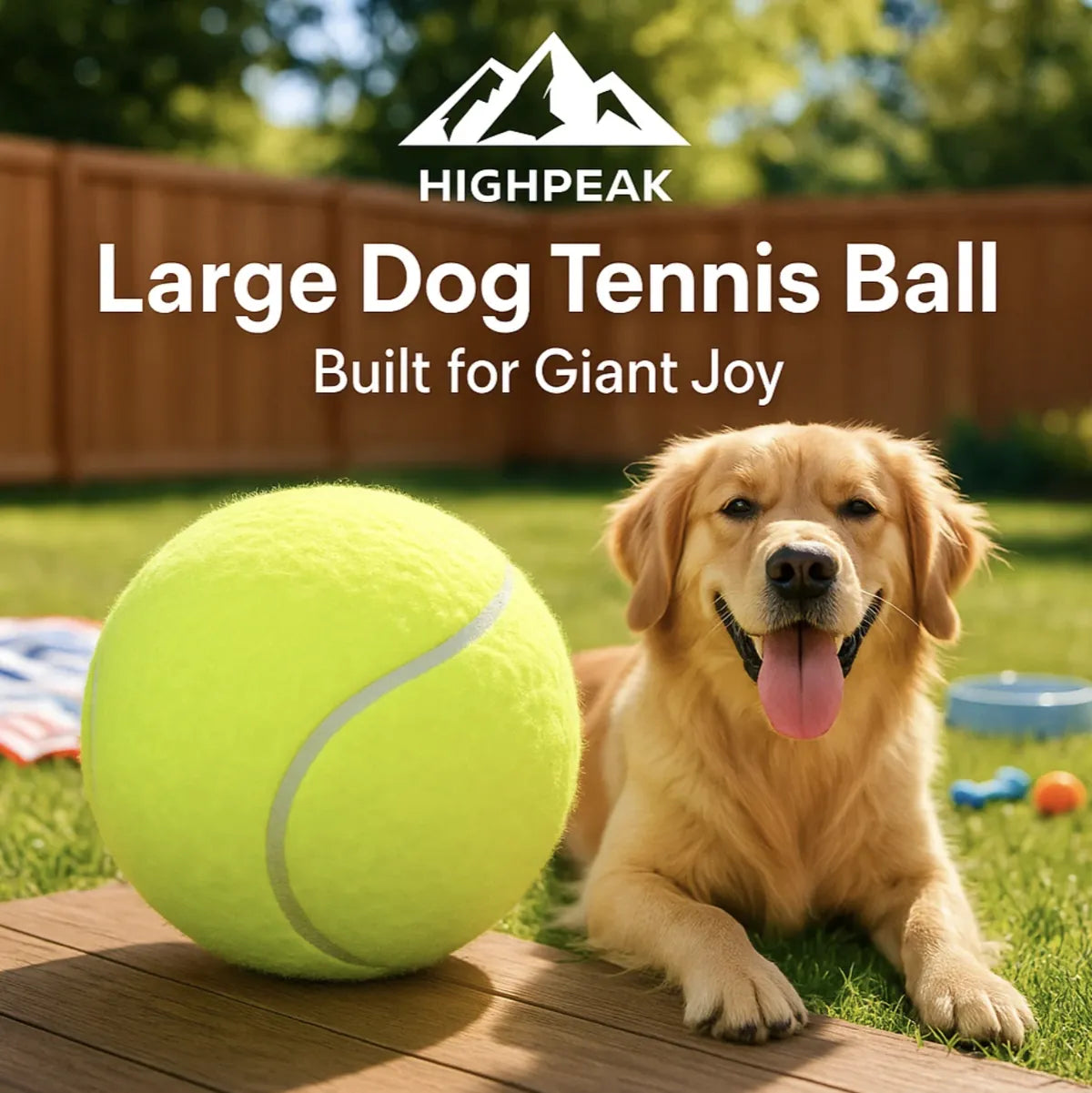 Large Dog Tennis Ball