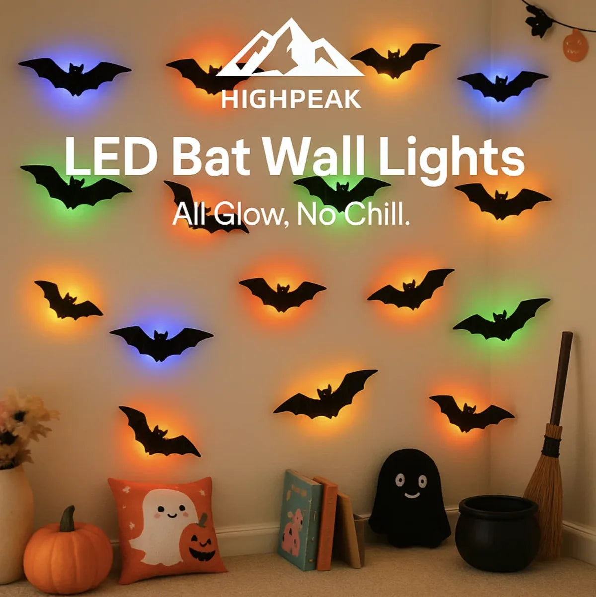 LED Bat Wall Lights