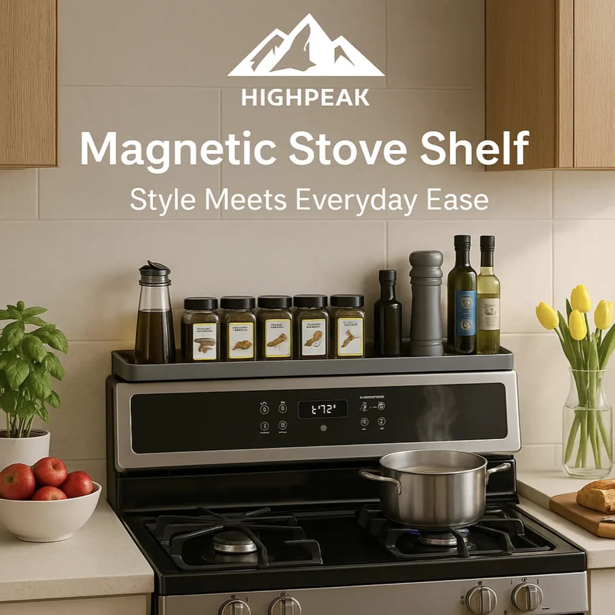 Magnetic Stove Shelf