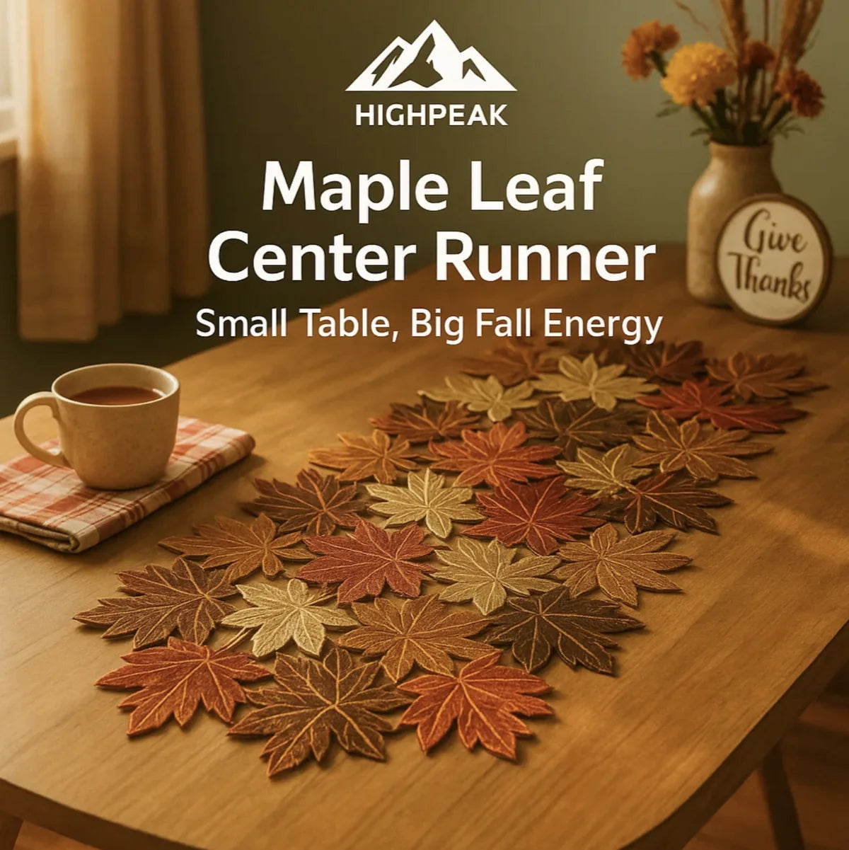Maple Leaf Table Runner