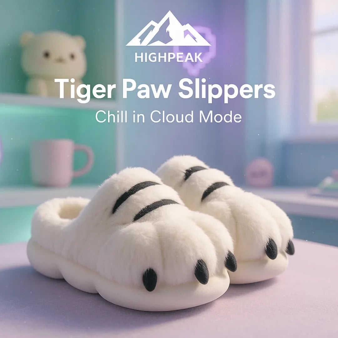 Tiger Paw Slippers
