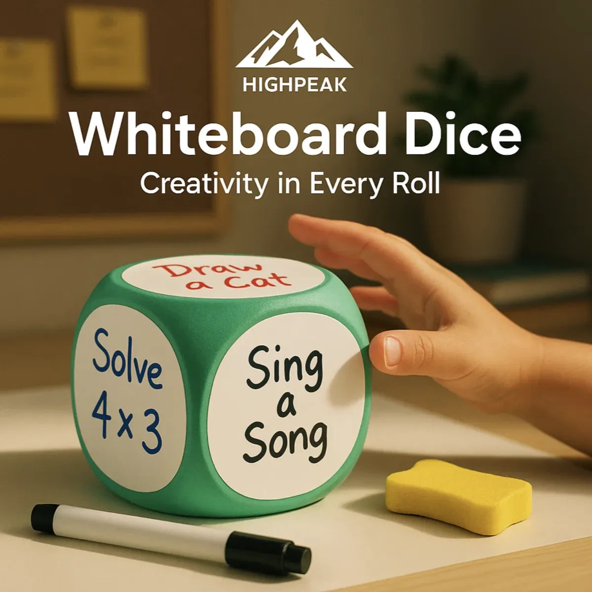 Whiteboard Dice Set