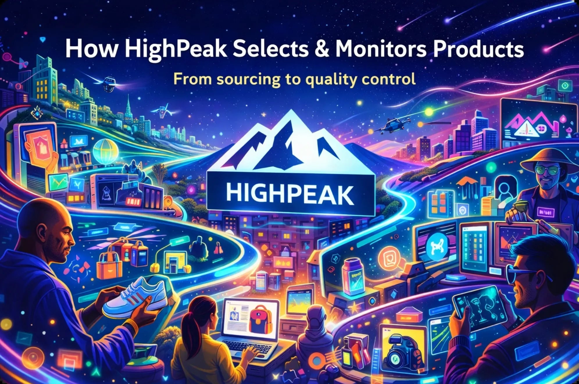 How HighPeak Sources, Prepares, and Monitors Products for the Platform