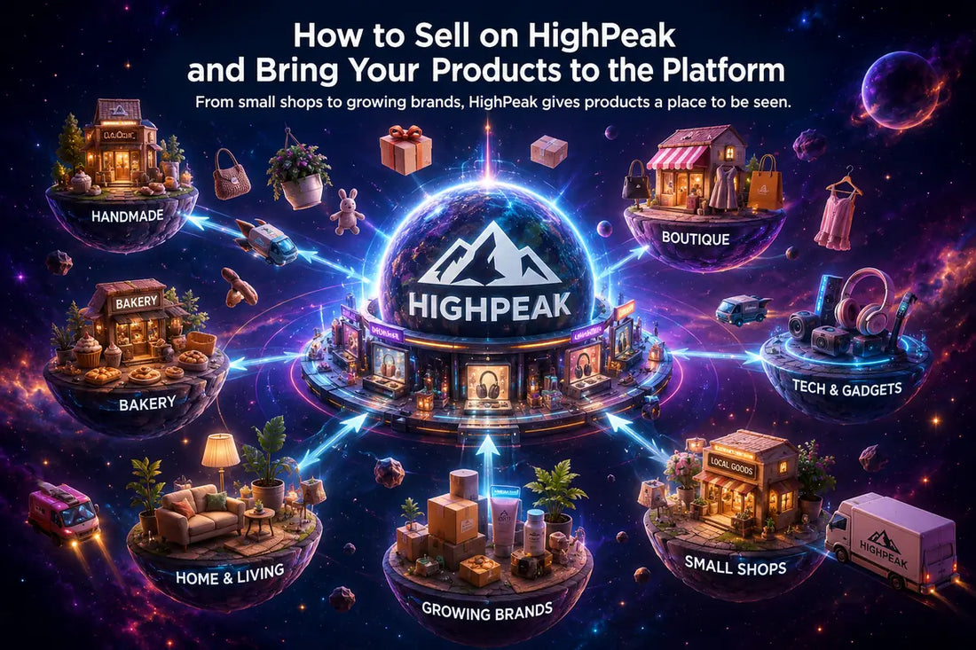 How to Sell on HighPeak and Bring Your Products to the Platform
