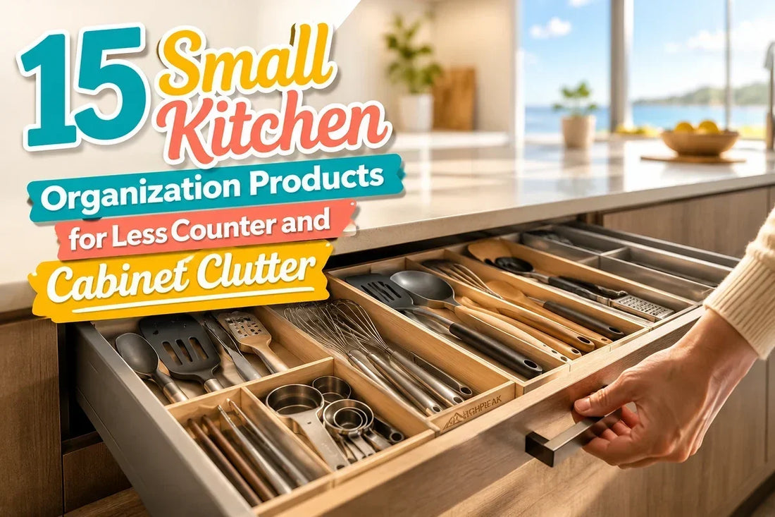 15 Small Kitchen Organization Products for Less Counter and Cabinet Clutter
