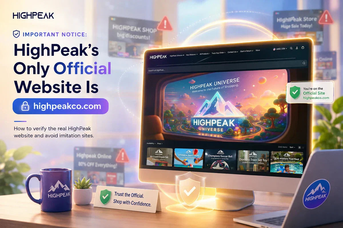 Important Notice: HighPeak’s Only Official Website Is highpeakco.com