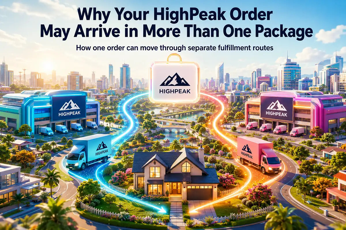 Why Your HighPeak Order May Arrive in More Than One Package