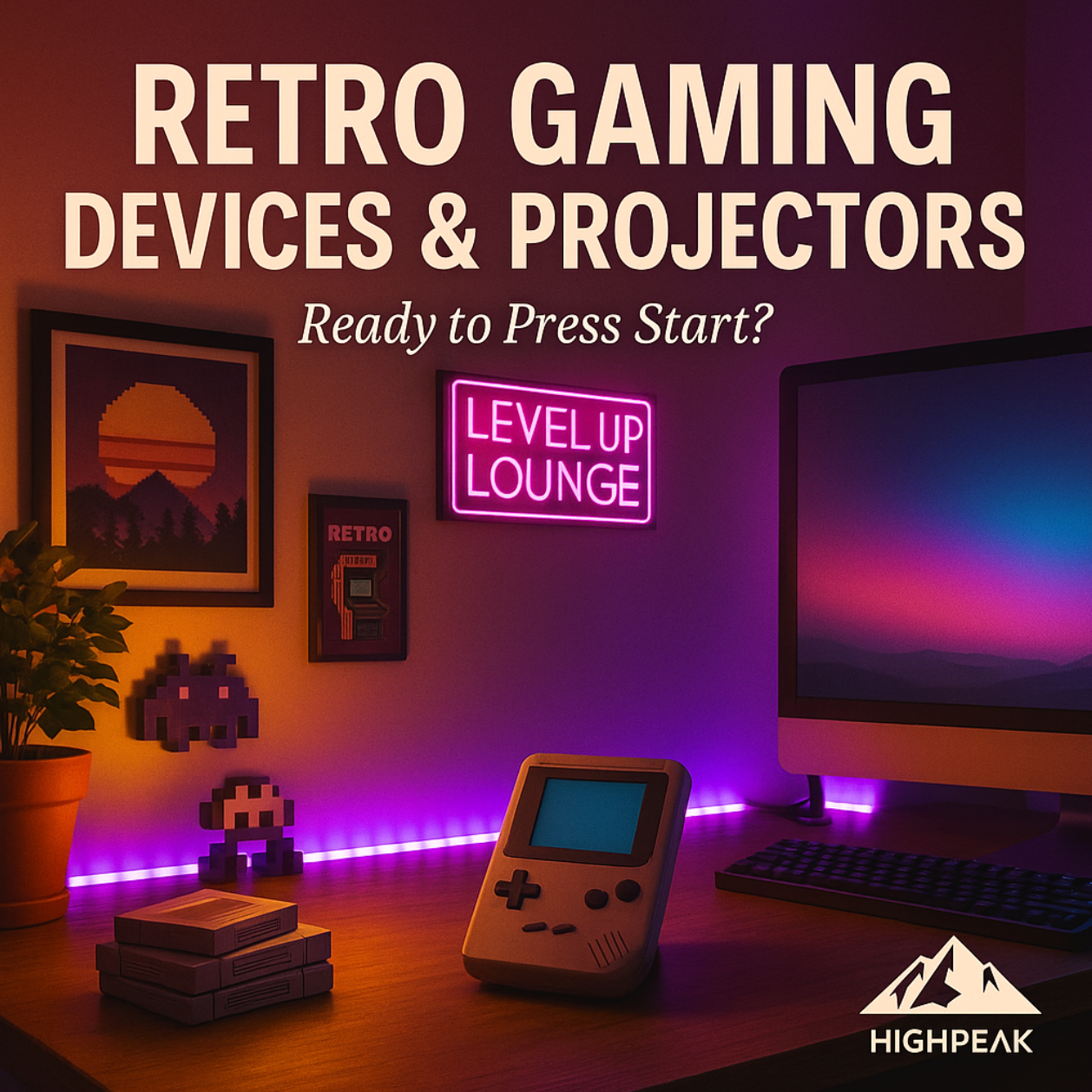 HighPeak Retro Gaming Devices & Projectors Logo