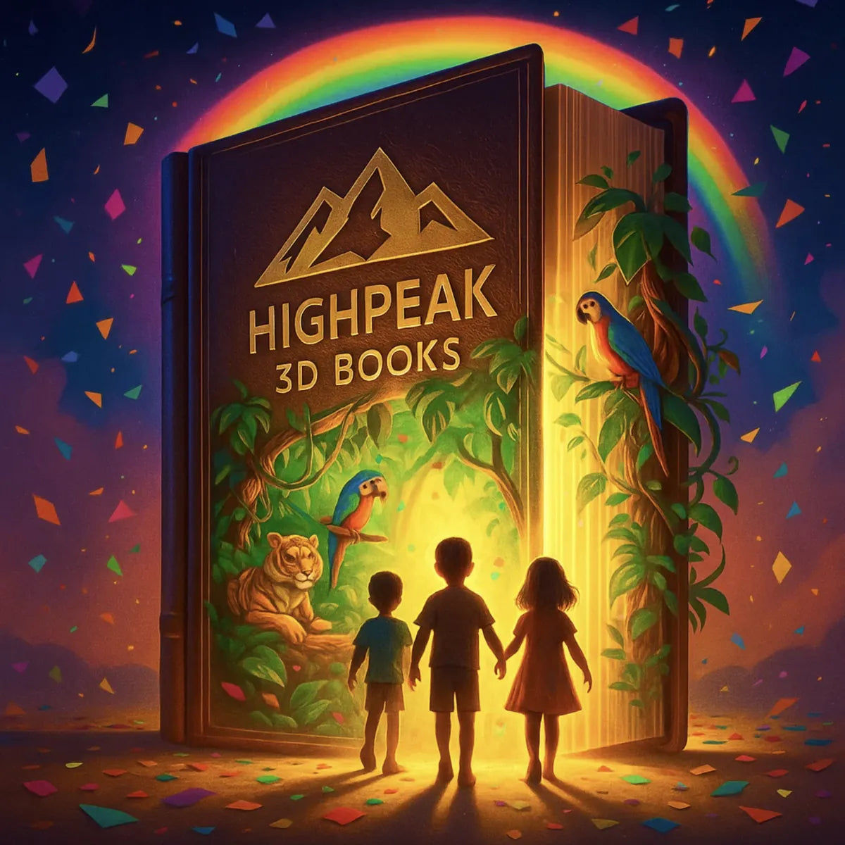 HighPeak 3D Books Logo