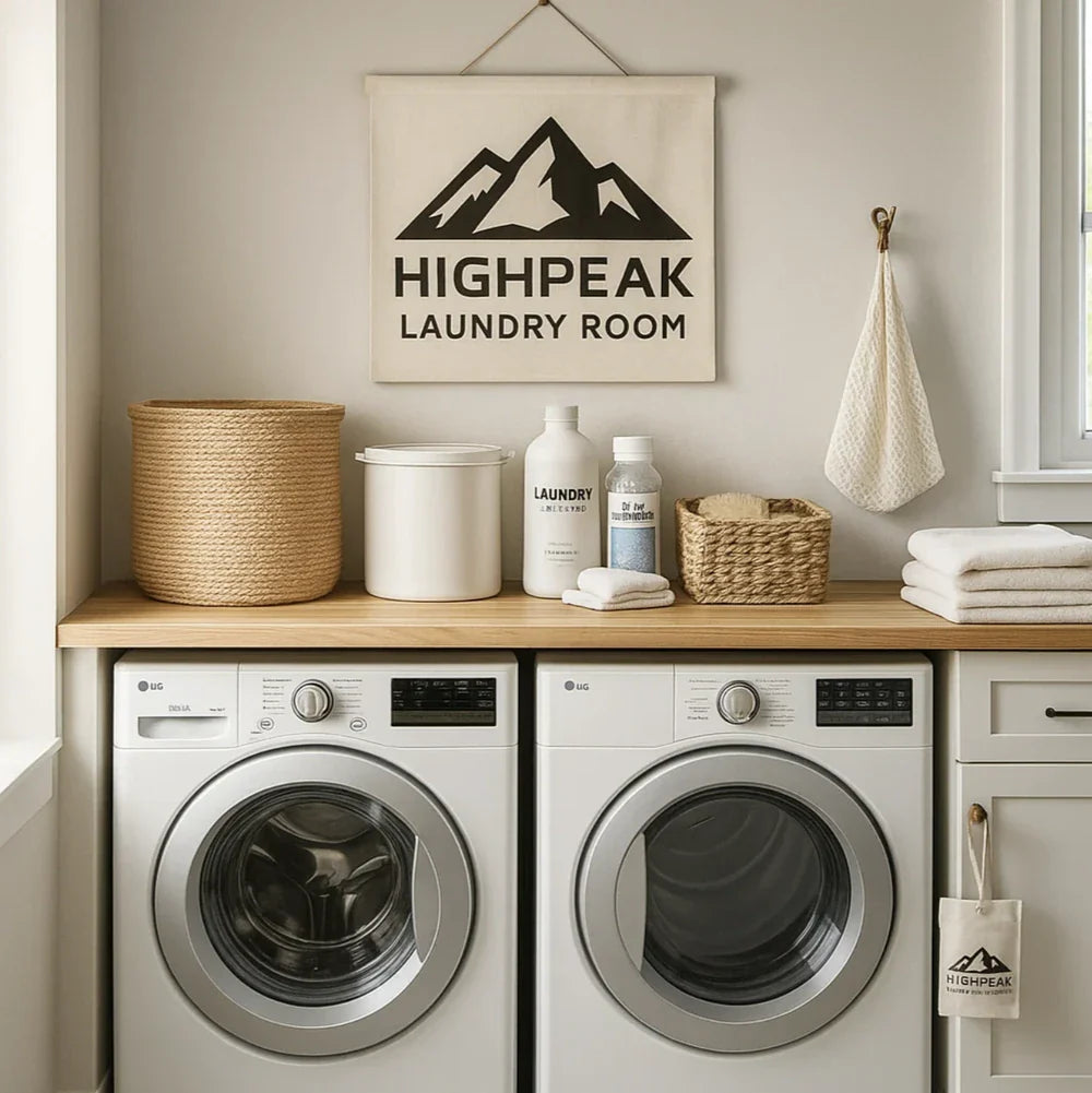 HighPeak Laundry Room Logo