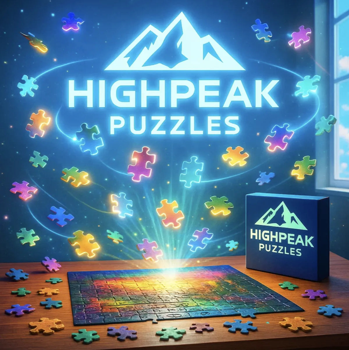 HighPeak Puzzles Logo