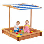 Wooden Kids Sandbox