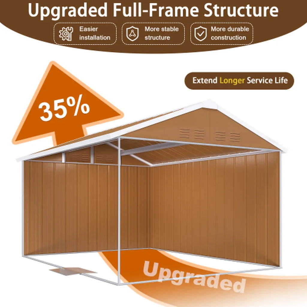 Outdoor Metal Storage Shed