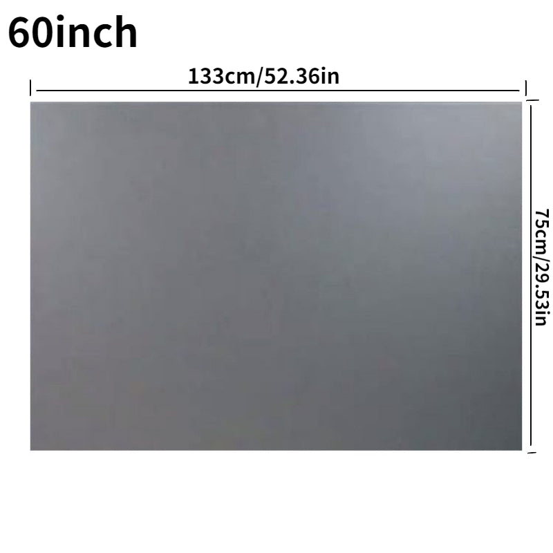 ClarityBoost Projector Screen by HighPeak 60-inch gray anti-glare HD surface, wrinkle-free, portable for clear projections