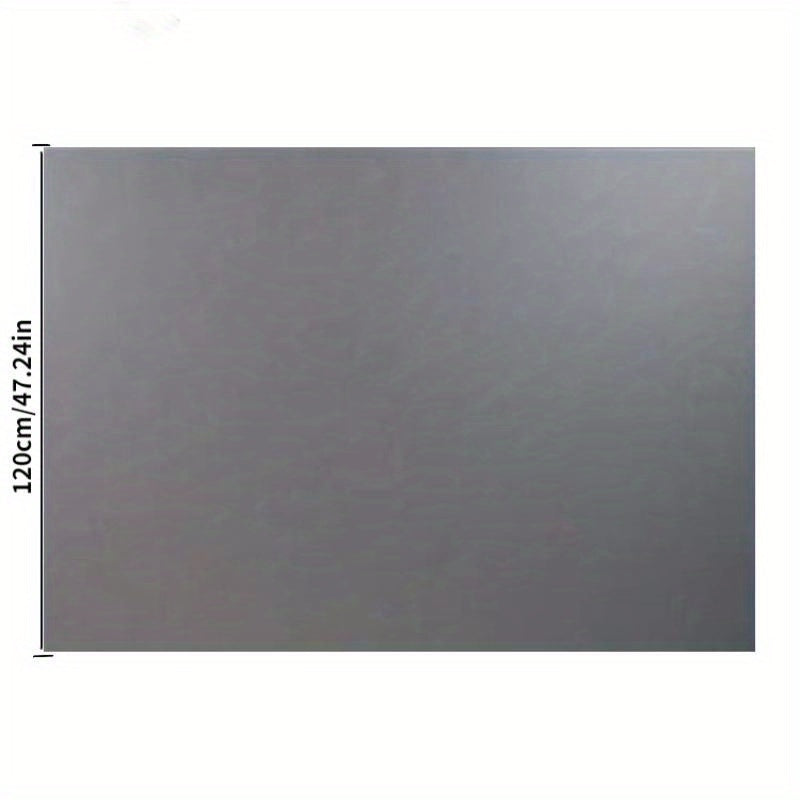 ClarityBoost Projector Screen in gray with anti-glare HD surface, wrinkle-free and portable, ideal for vivid home theater use.