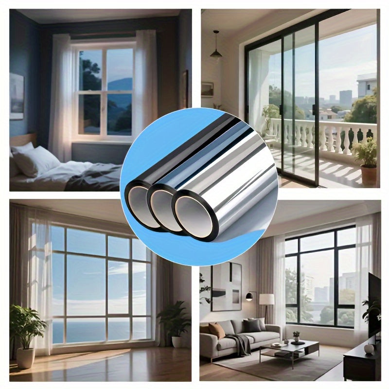 One Way Paint Window HighPeak One Way Window Film – Privacy Mirror Tint & UV Heat Blocking