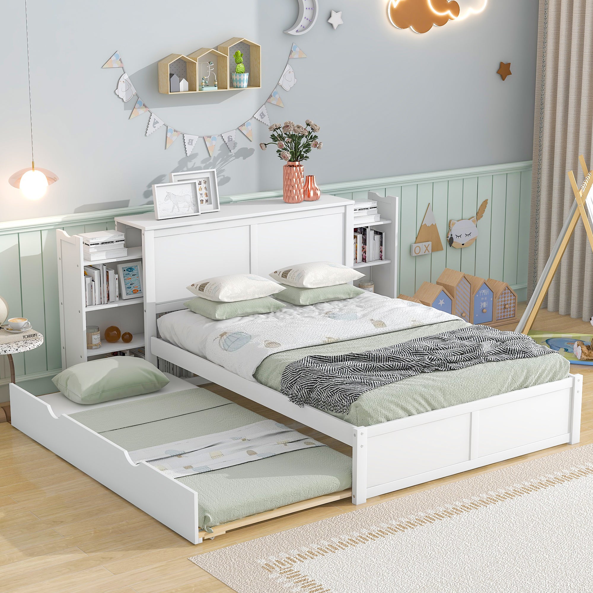 Storage Trundle Bed Frame