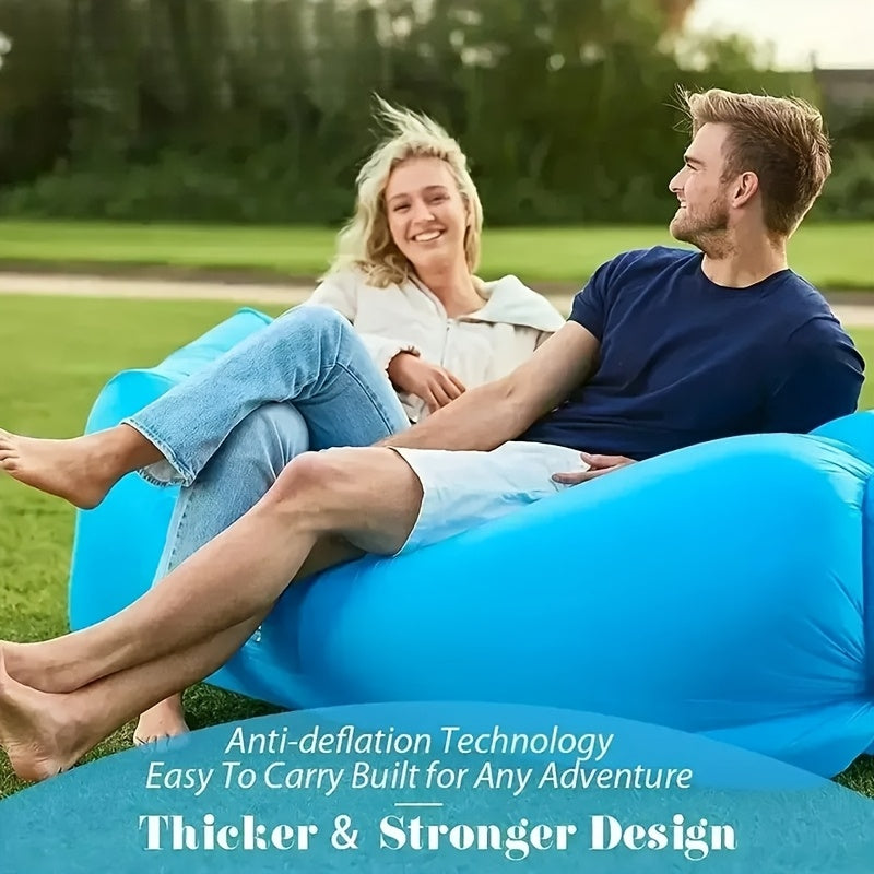 HighPeak Portable Inflatable Air Sofa  Quick Inflate Camping Lounger