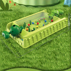 VeggieBlasters™ - Battle Arena green marble shooter game with pop-up obstacles on grass by HighPeak