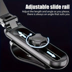 HighPeak FlexiGrip™ - Rotating Phone Mount in black with adjustable slide rail for customizable angle and length control