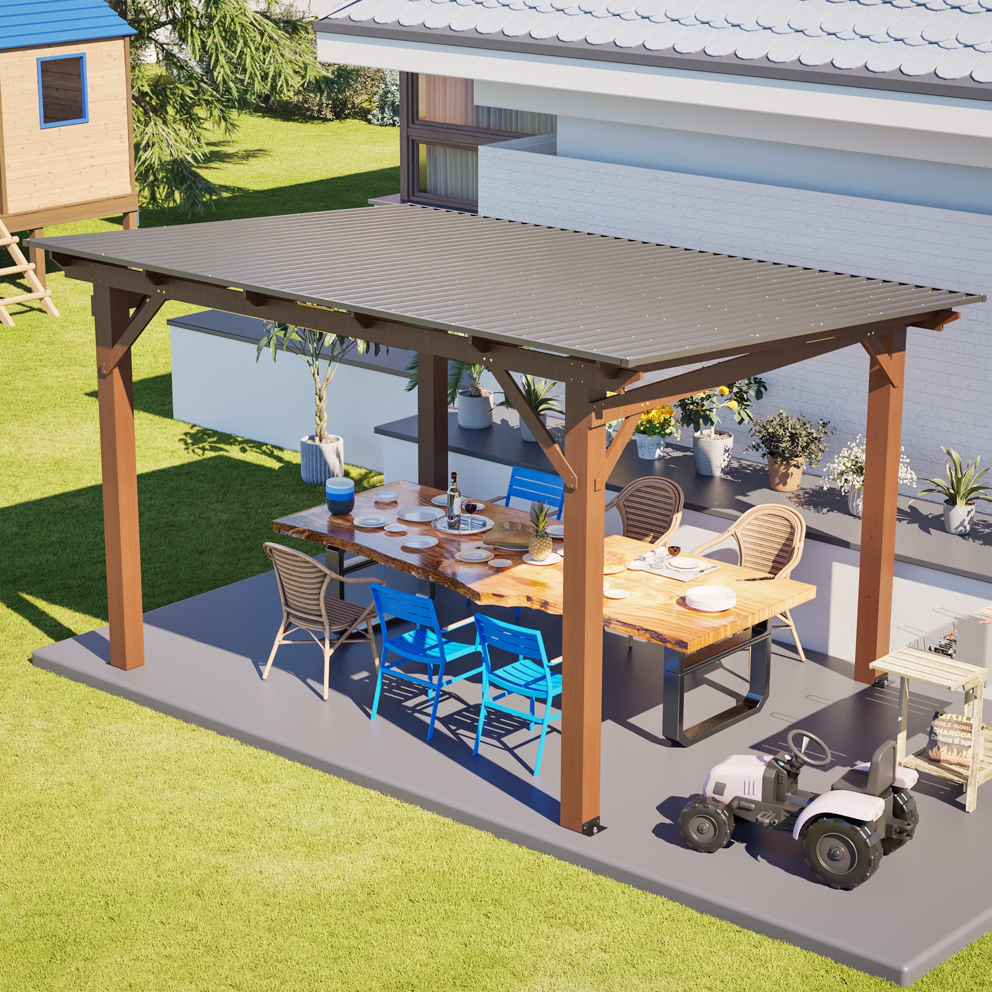 Wooden Patio Gazebo