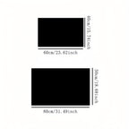 3D Optical Illusion Doormat shown in two sizes with black and white checkered pattern creating depth effect illusion
