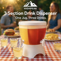 3 Section Drink Dispenser