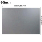 ClarityBoost Projector Screen 60-inch gray anti-glare surface ideal for clear, bright HD projections by HighPeak