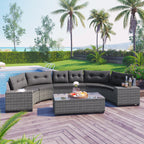 Half-Moon Patio Set