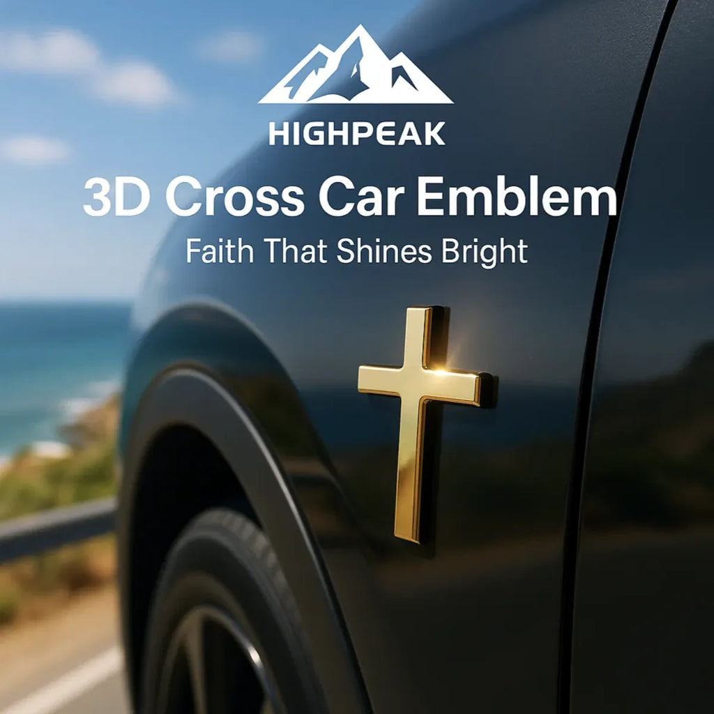 3D Cross Car Emblem