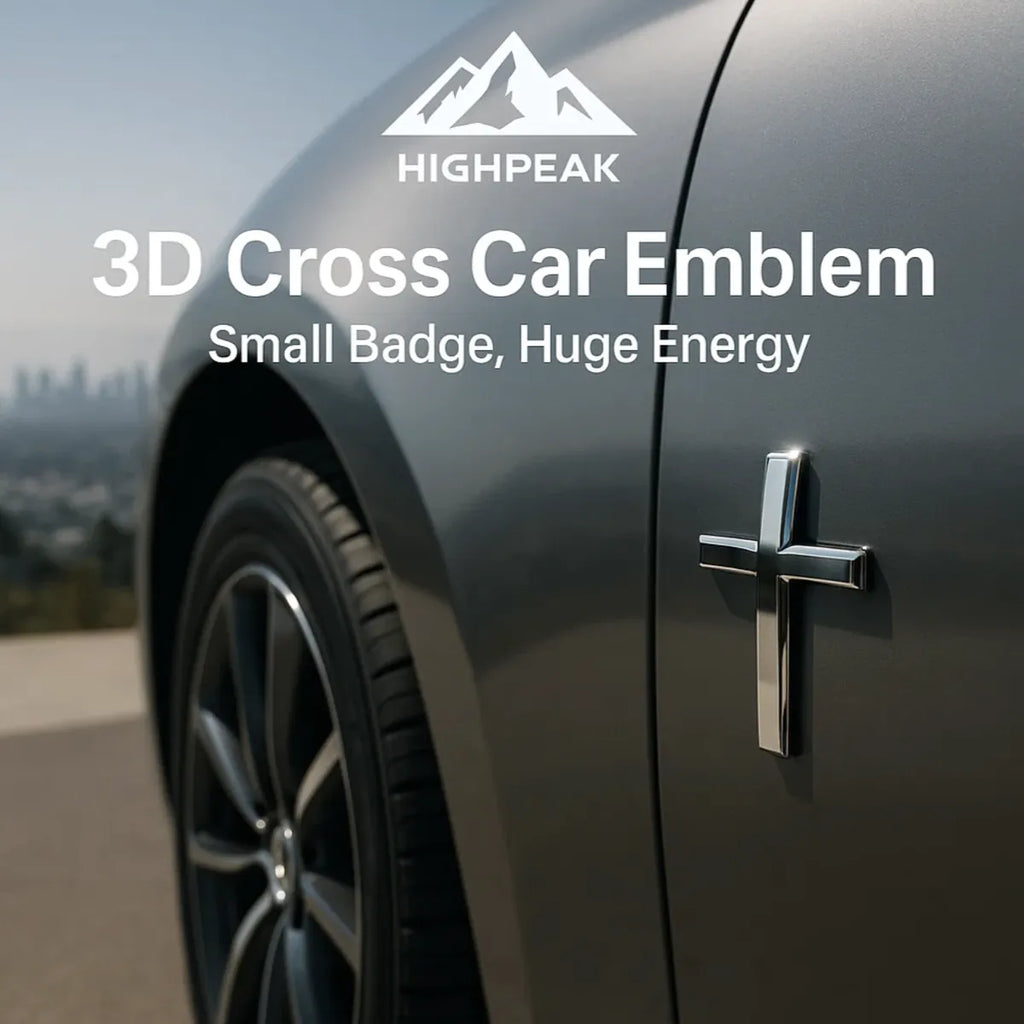 3D Cross Car Emblem