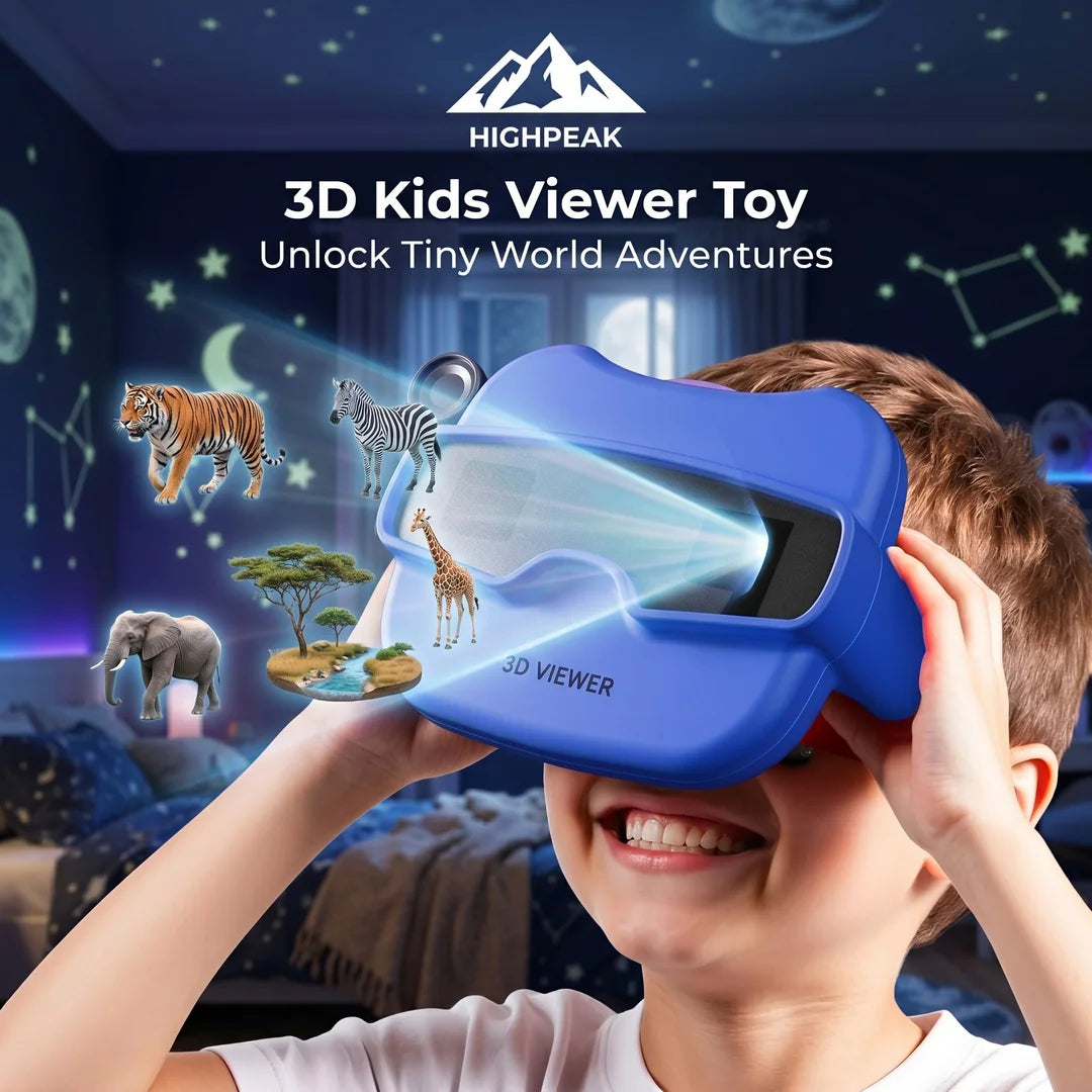 HighPeak 3D Kids Viewer Toy | Portable Reel Picture Viewer