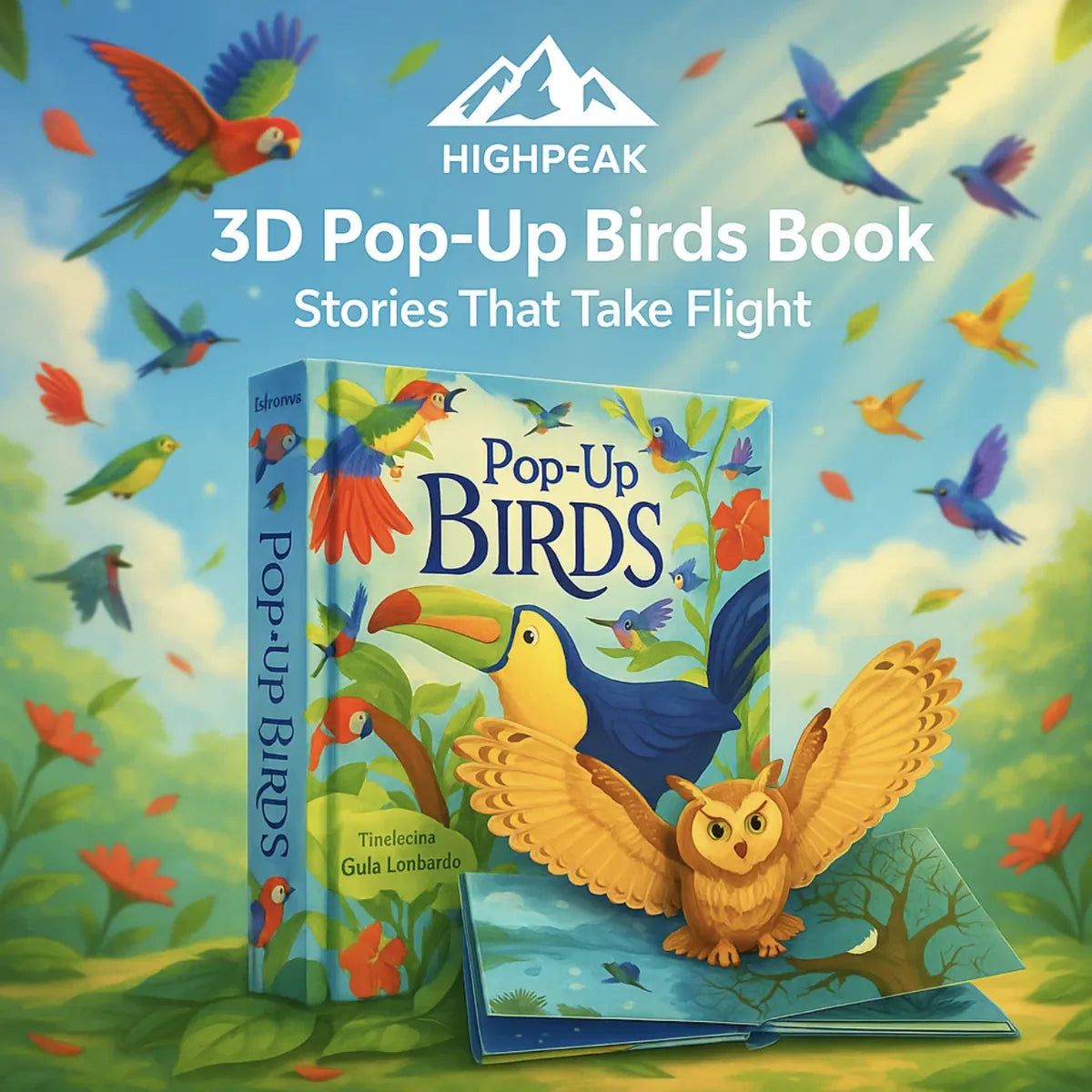 3D Pop-Up Birds Book