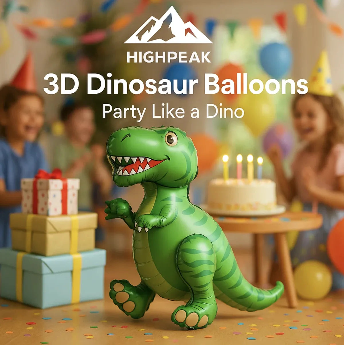 3D Dinosaur Balloons