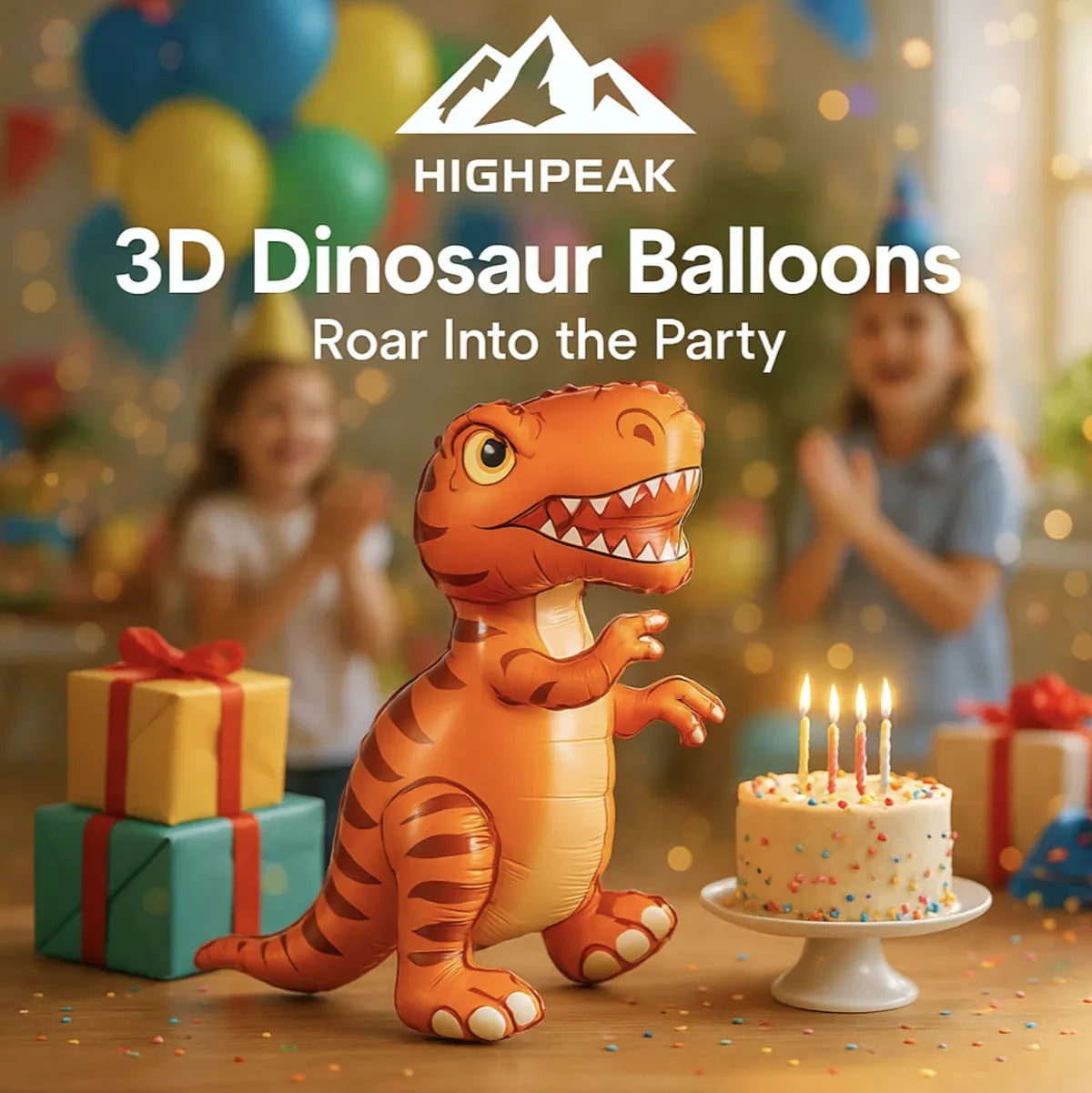 3D Dinosaur Balloons