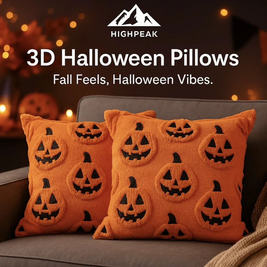 3D Halloween Throw Pillows