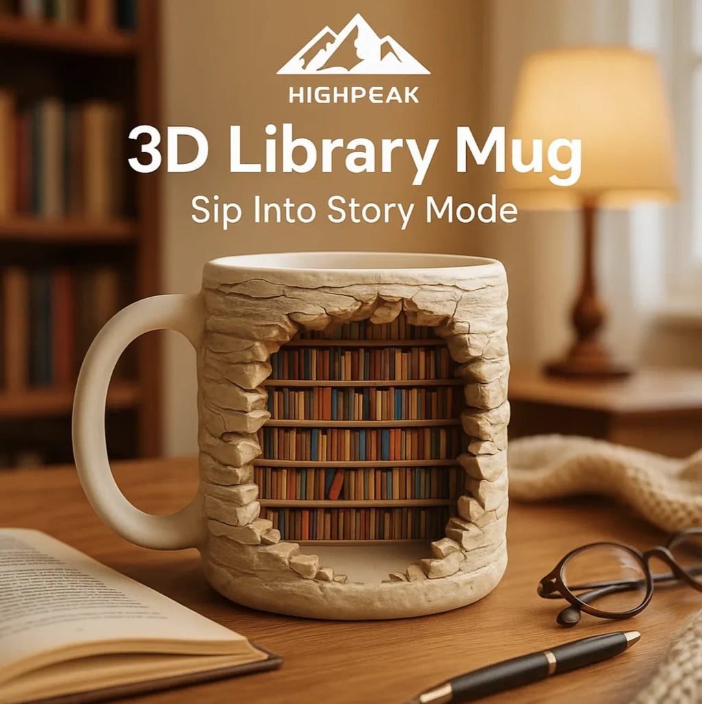 3D Library Mug