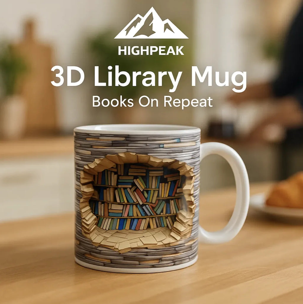 3D Library Mug