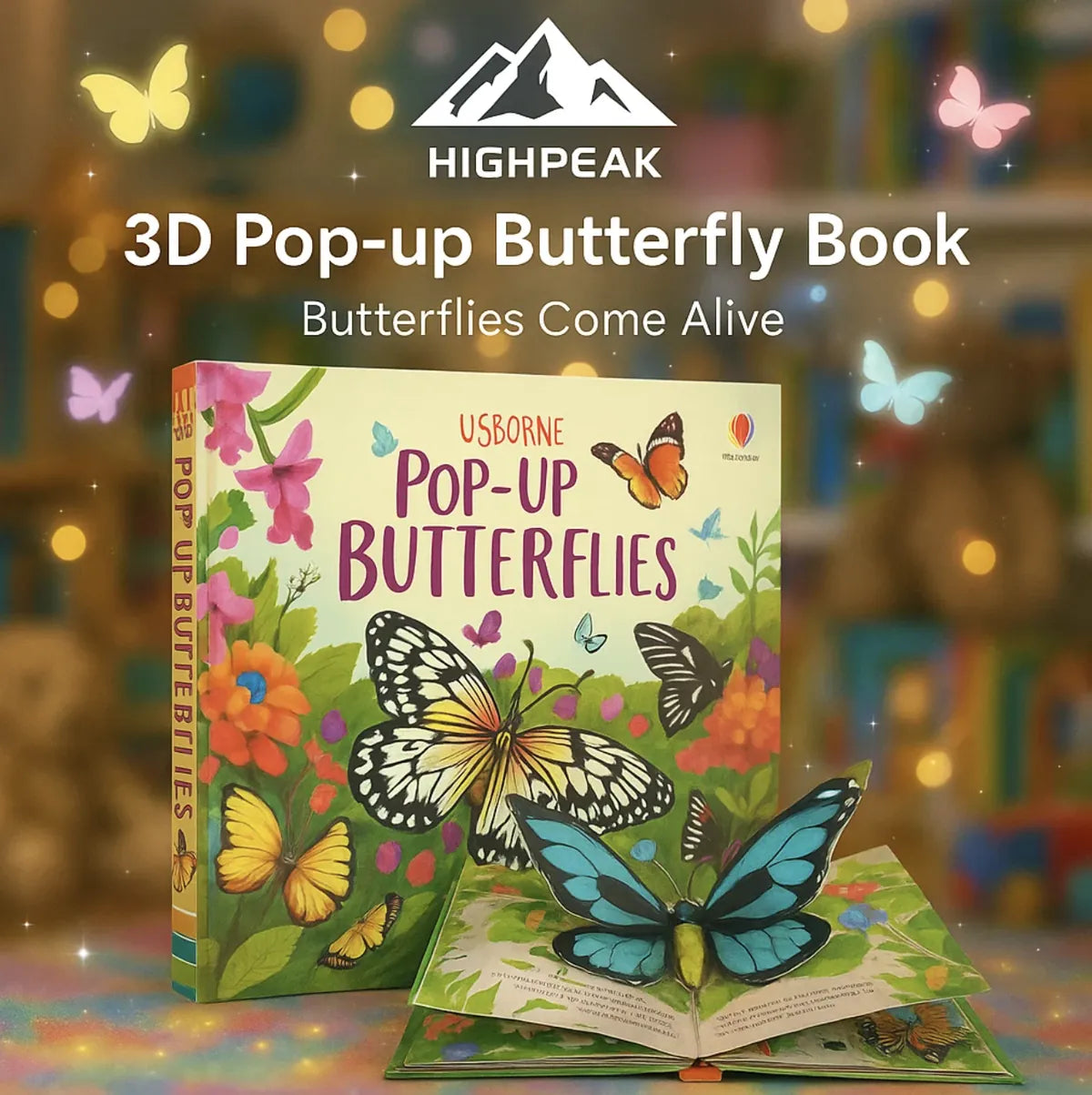 3D Pop-up Butterfly Book