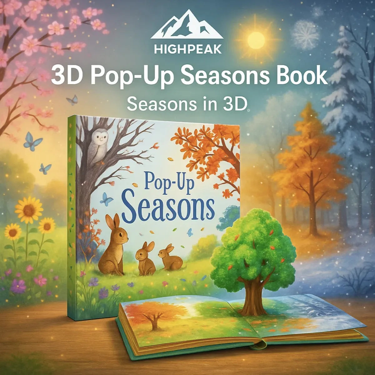 3D Pop-Up Seasons Book