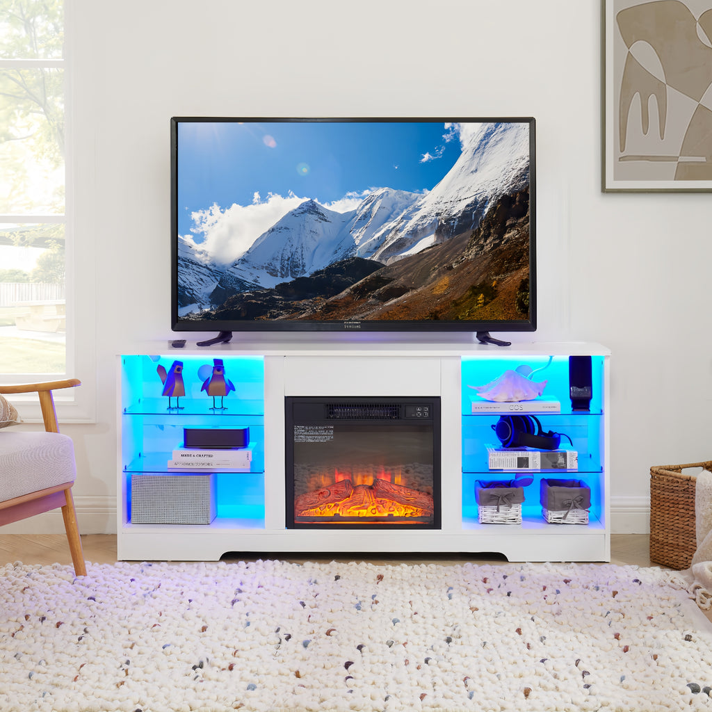 LED Fireplace TV Stand