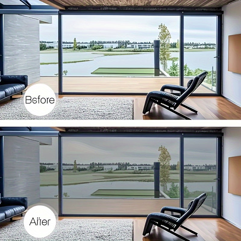 One Way Paint Window HighPeak One Way Window Film – Privacy Mirror Tint & UV Heat Blocking